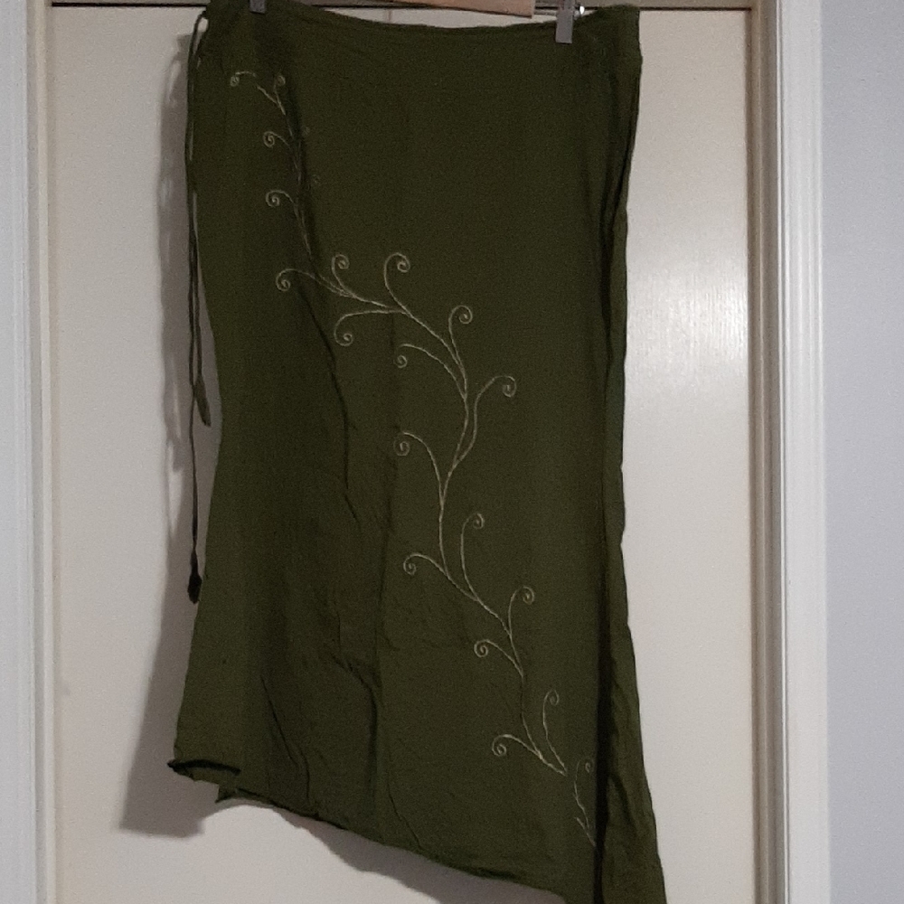 Olive Green Skirt